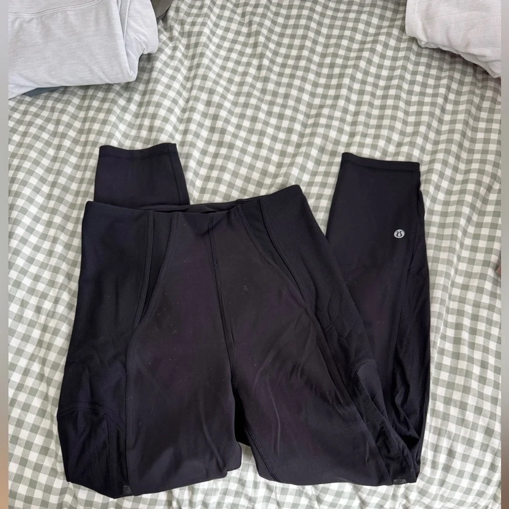 lululemon everlux and mesh contour fit super high rise training tights